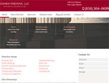 Tablet Screenshot of cohenfineman.com